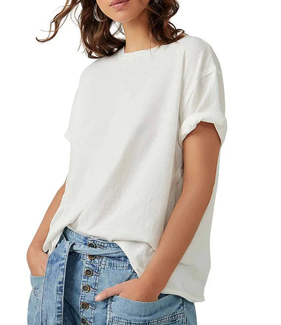 FREE PEOPLE We The Free Nina Tee - Ivory
