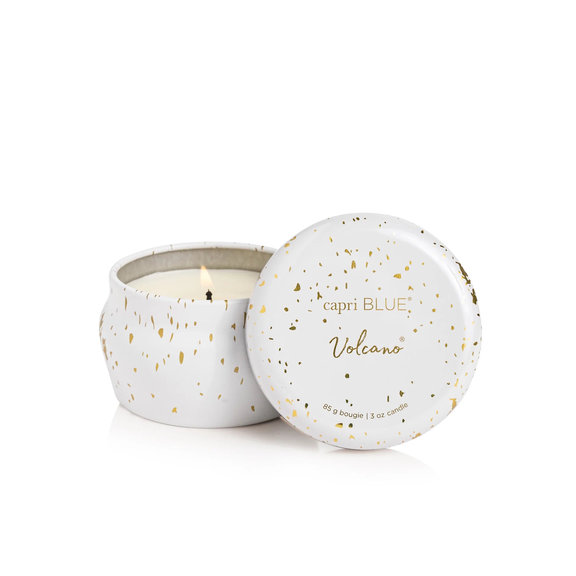 Capri BLUE Volcano Glimmer Mini Tin Candle