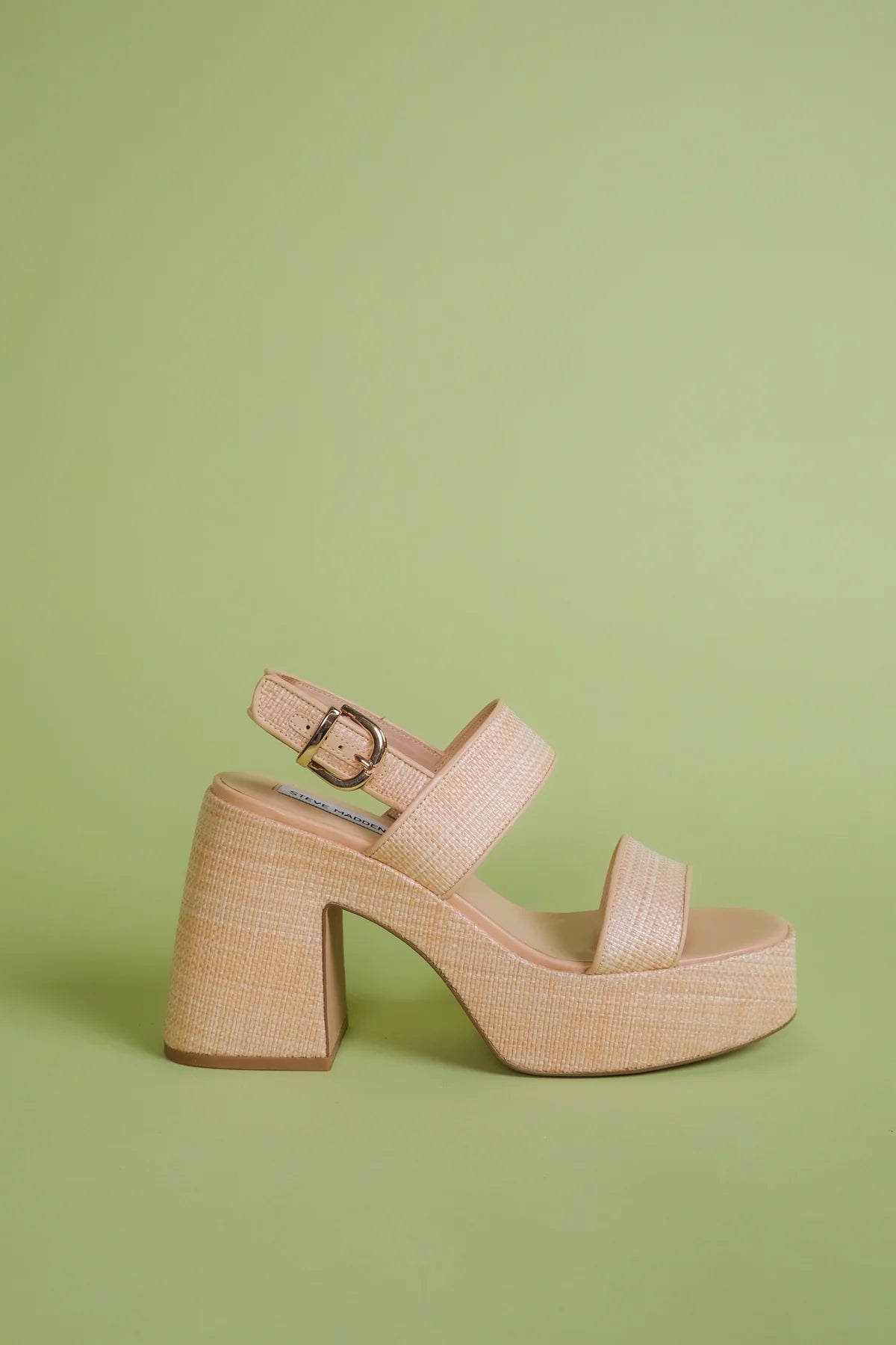 STEVE MADDEN Natural Raffia VALORY Sandal