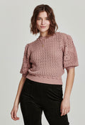 ANOTHER LOVE Puff Elbow Sleeve KIA Pointelle Top