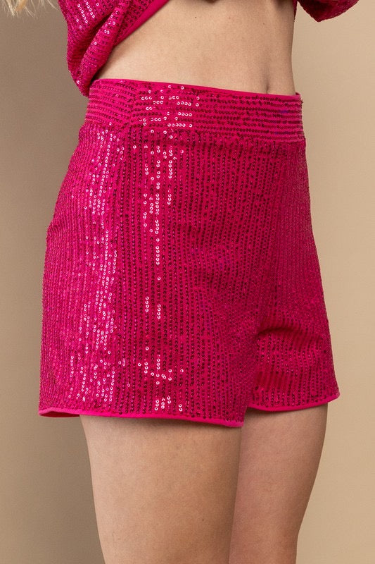 ENDEAR Sequin Shorts