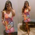 QUEEN OF SPARKLES Sequin SQUIGGLE Tank Dress