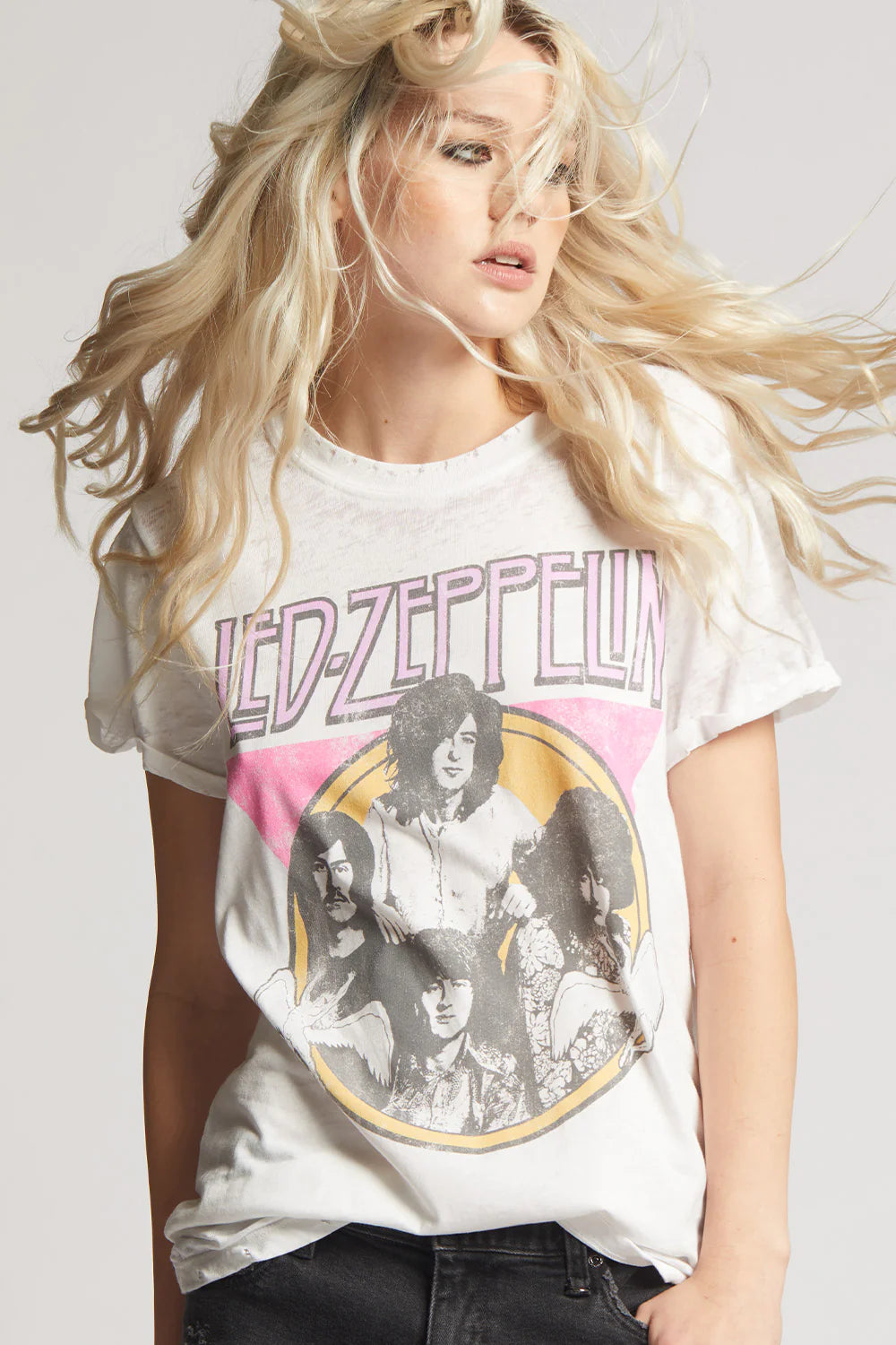 *RECYCLED KARMA LED ZEPPELIN Band Tee
