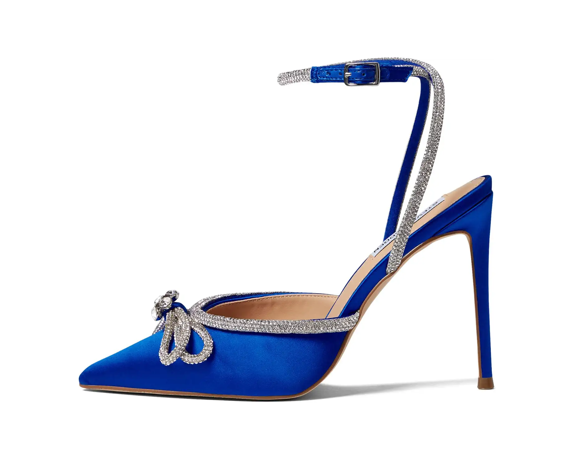 STEVE MADDEN Rhinestone Accent VIABLE AnkleStrap Heels