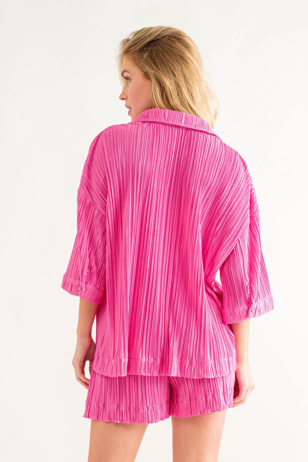 MOD 2pc ButtonDown Collar Top/Short Set