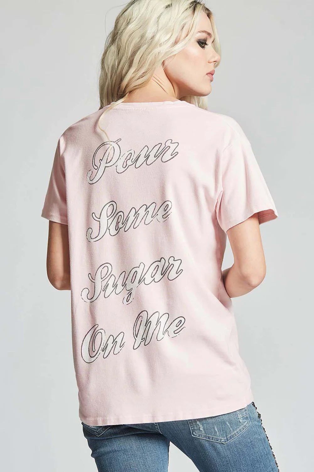 *RECYCLED KARMA Def Leppard POUR SOME SUGAR ON ME Tee