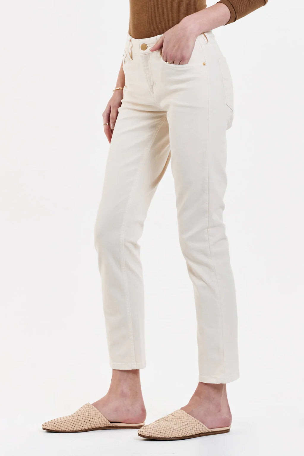 DEAR JOHN High Rise BLAIRE Straight Leg Jean