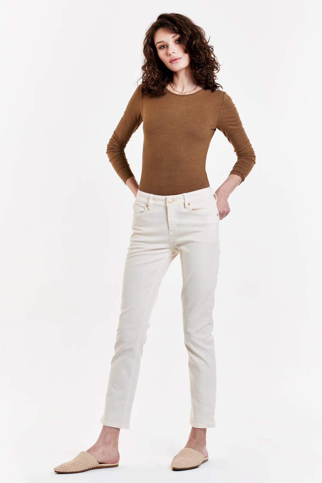 DEAR JOHN High Rise BLAIRE Straight Leg Jean