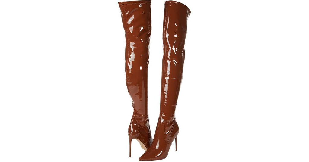 STEVE MADDEN Patent VIKTORY Over the Knee Boot