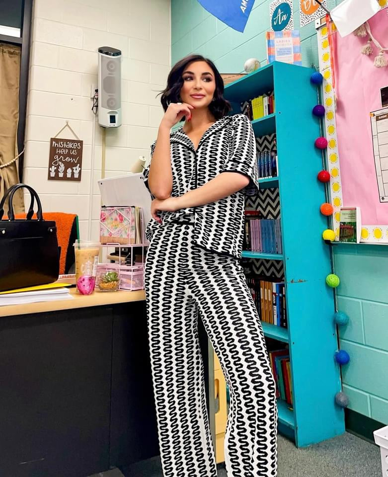 LUCY PARIS Pattern TAHITI Knit Pant