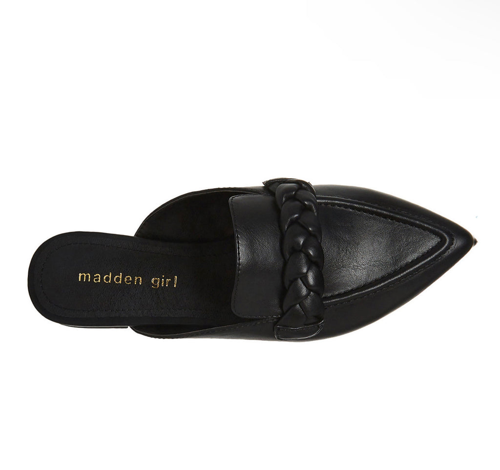 MADDEN GIRL Black LENOXX Mules Mules