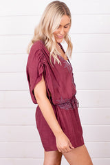 FREE PEOPLE Embroidered WEILA Romper