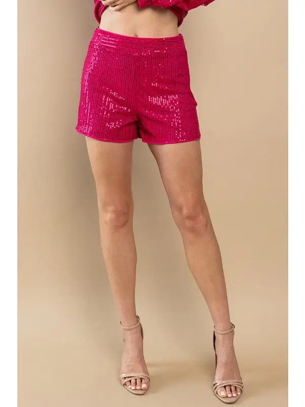 ENDEAR Sequin Shorts
