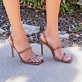 STEVE MADDEN Patent Strappy GRACEY Shoe