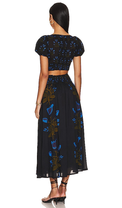 FREE PEOPLE Two-Piece EASY TO LOVE Floral Skirt Set