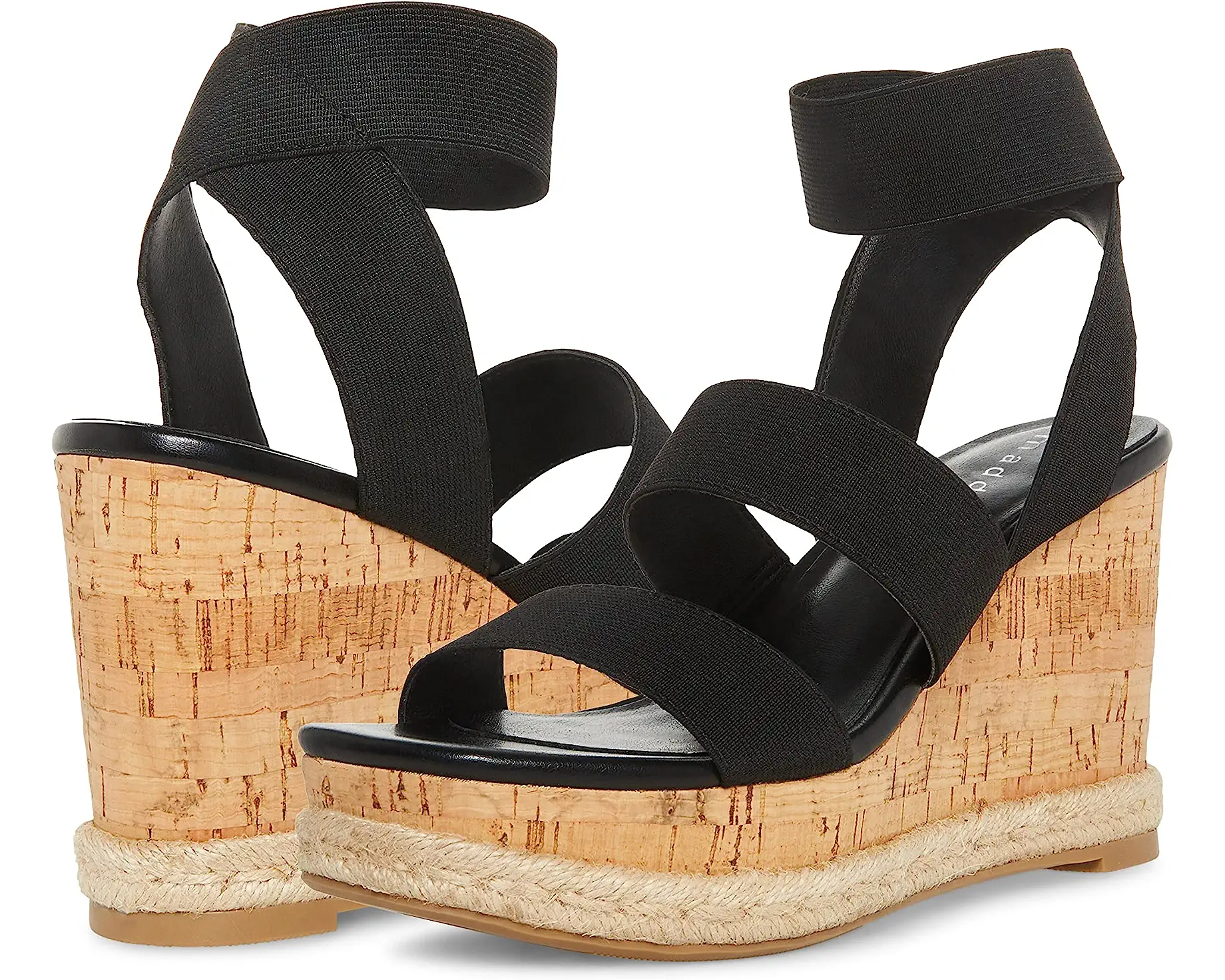 MADDEN GIRL  Stretch MARANDAA Ankle Strap Wedge Sandal Shoe