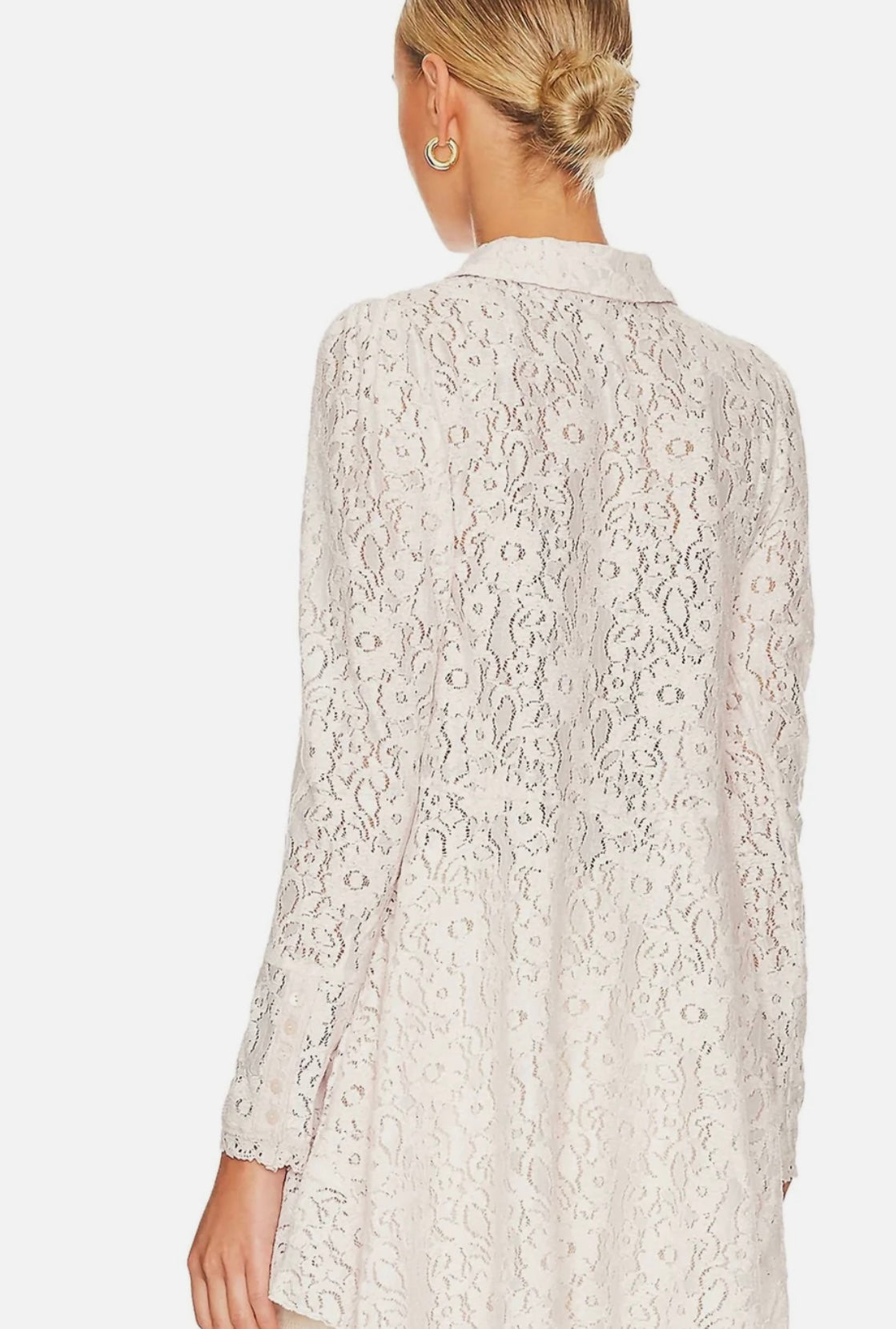 FREE PEOPLE Lace HEATHER SwingHem Tunic