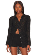 FREE PEOPLE Lace HEATHER SwingHem Tunic