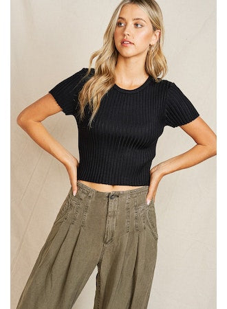 PHOEBE ShortSleeve Racerback Top