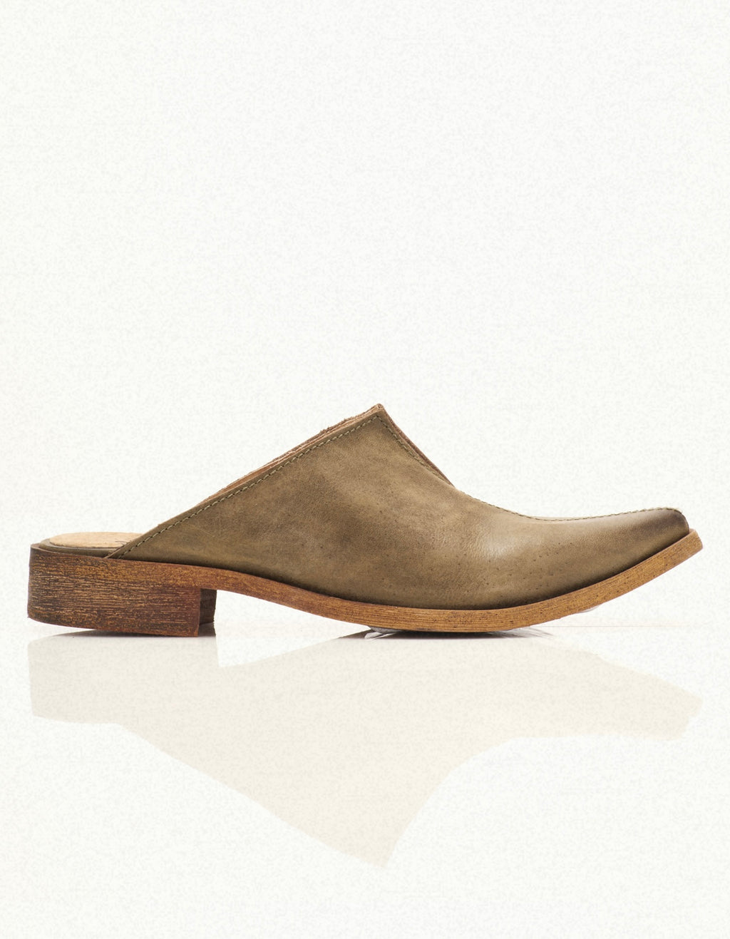 FREE PEOPLE Leather HARLOW SplitSeam Mule Shoe