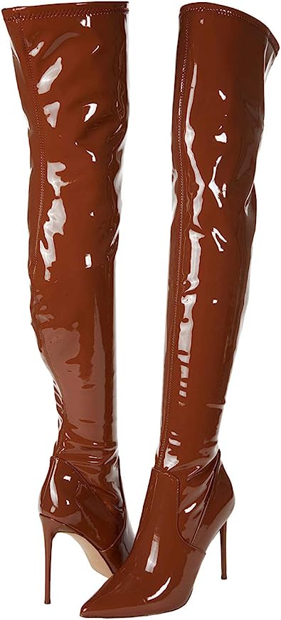 STEVE MADDEN Patent VIKTORY Over the Knee Boot