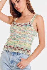 *ANOTHER LOVE Flutter~Strap JOLLE Tank Sweater