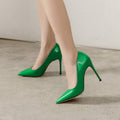 STEVE MADDEN Patent Leather VALA Pump Heel