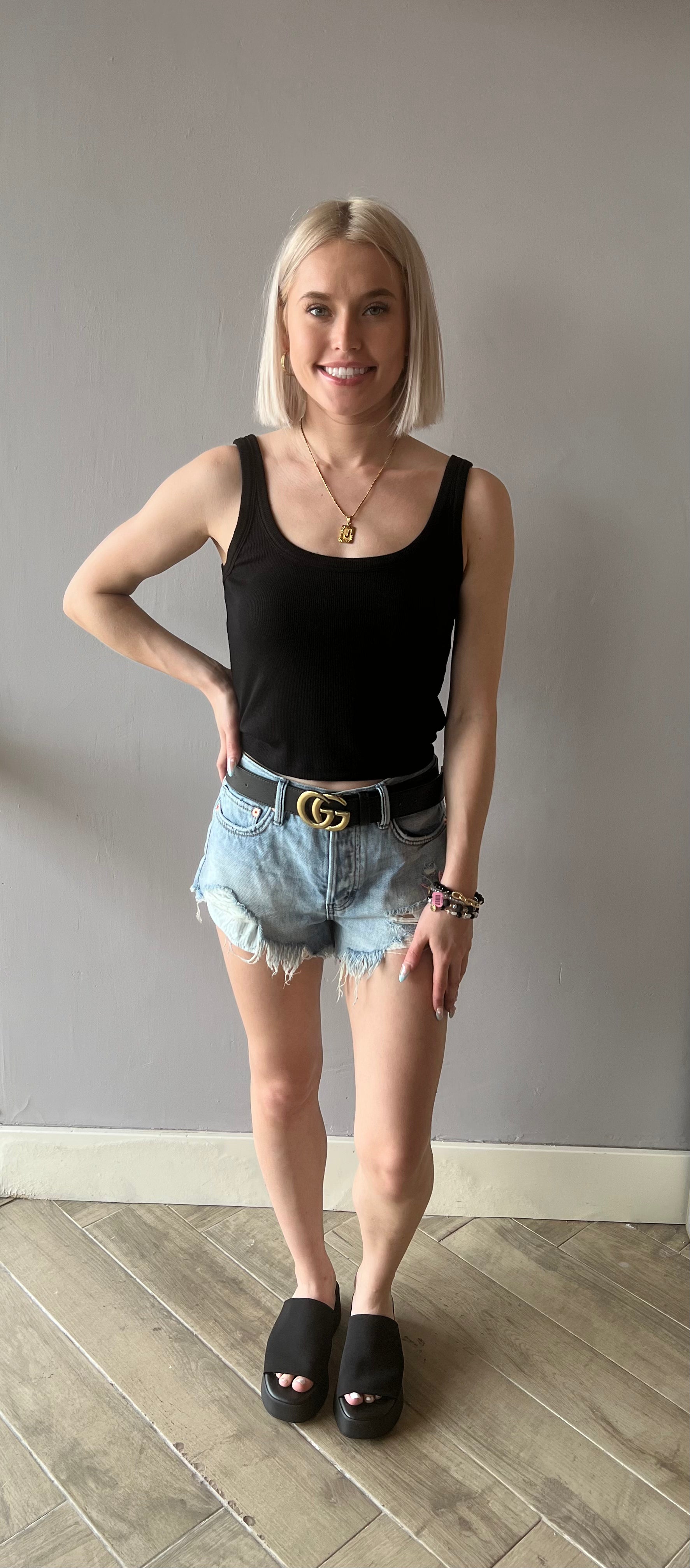 BOBI RibKnit HEAT Short Fitted Tank