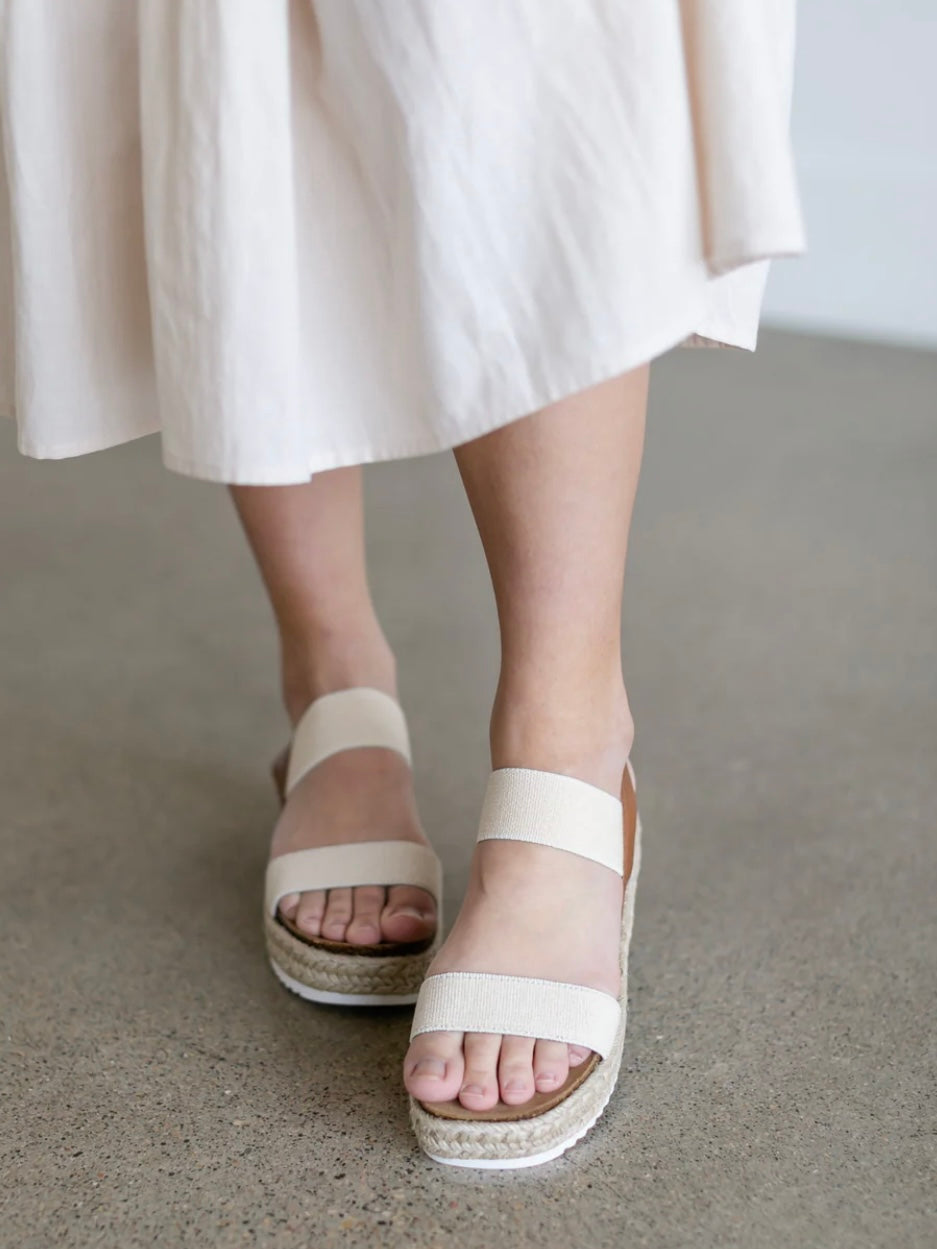 STEVE MADDEN Platform JAKLIN Banded Espadrille Sandal