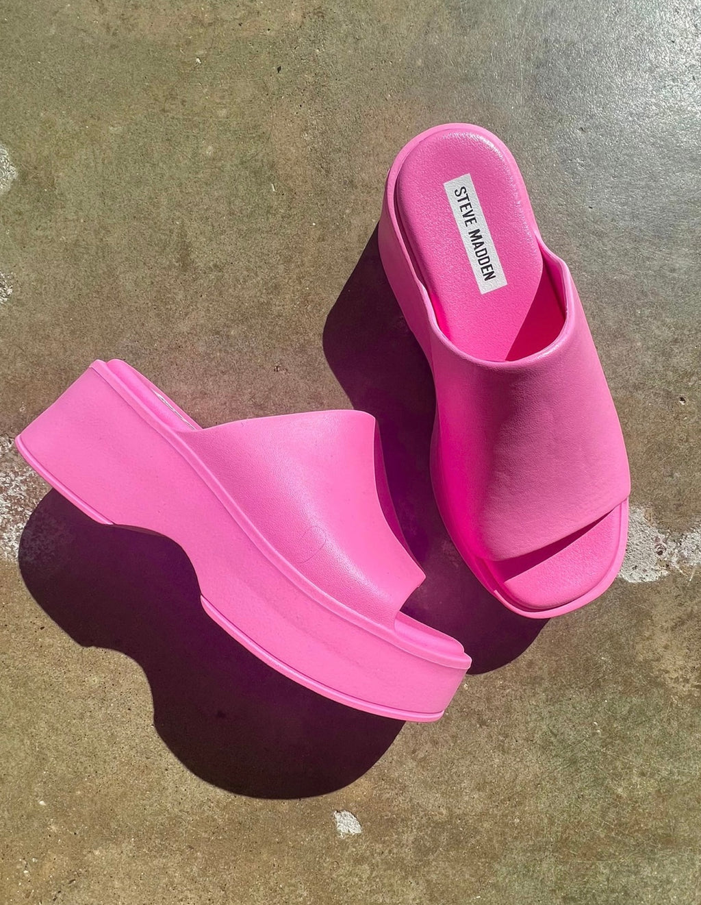 STEVE MADDEN Jelly SLINKY-J Slide Sandals