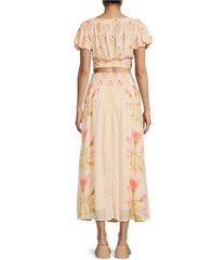 FREE PEOPLE Two-Piece EASY TO LOVE Floral Skirt Set