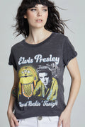 *RECYCLED KARMA Burnout SUNRECORDS X ELVIS Tee Top
