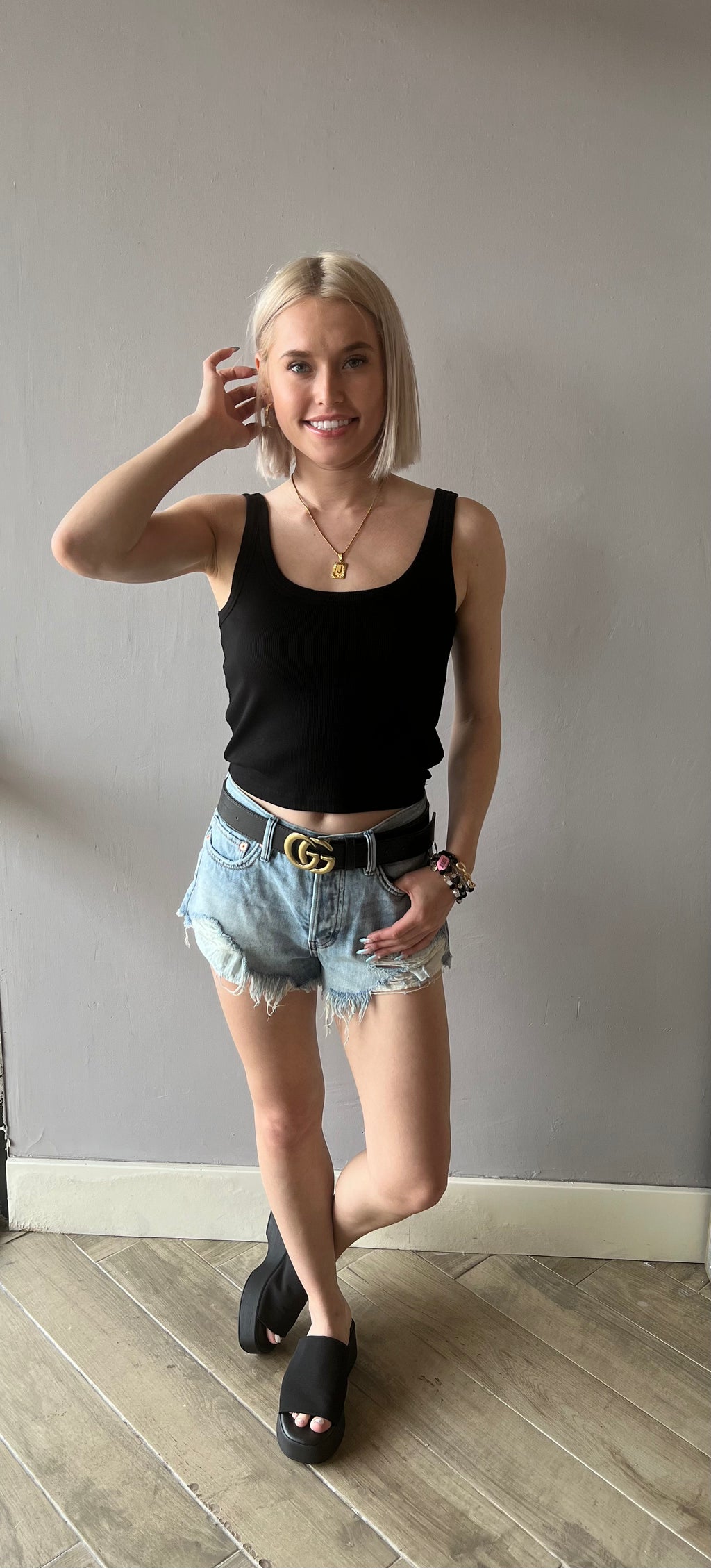 BOBI RibKnit HEAT Short Fitted Tank