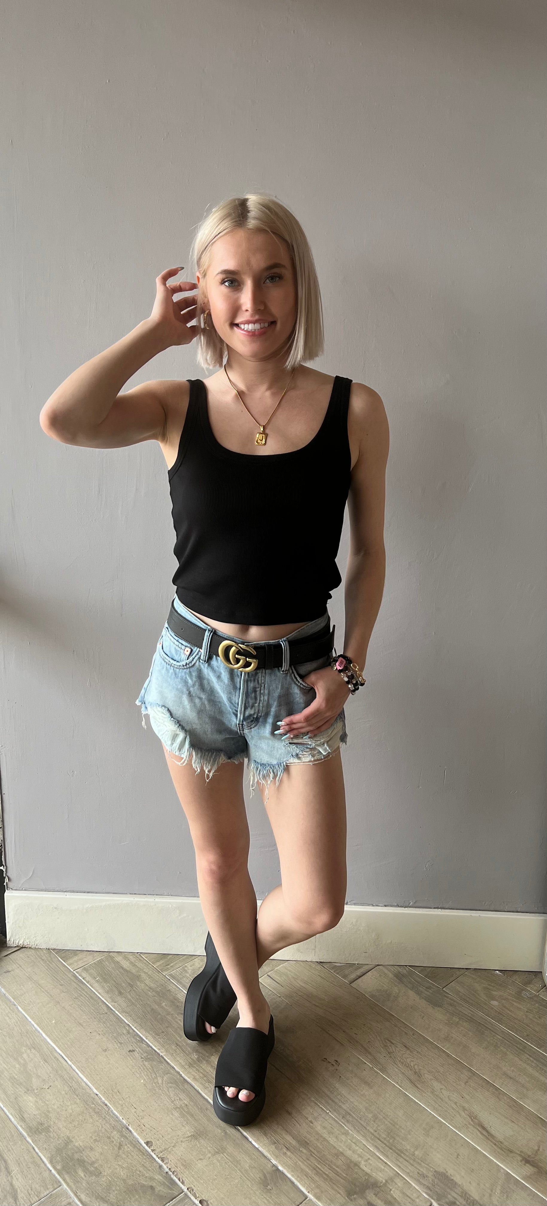 BOBI RibKnit HEAT Short Fitted Tank