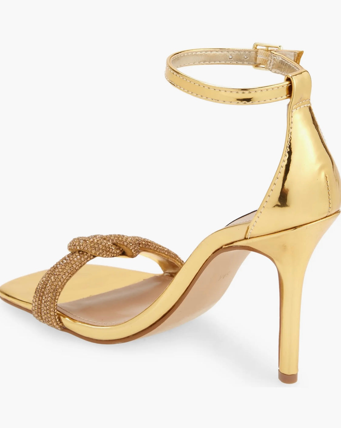 STEVE MADDEN Gold CONFETTI Heel Shoe