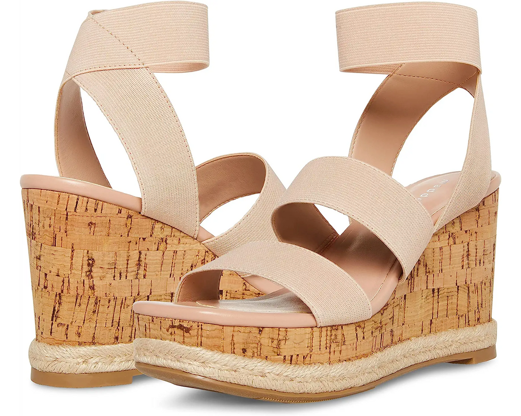 MADDEN GIRL  Stretch MARANDAA Ankle Strap Wedge Sandal Shoe