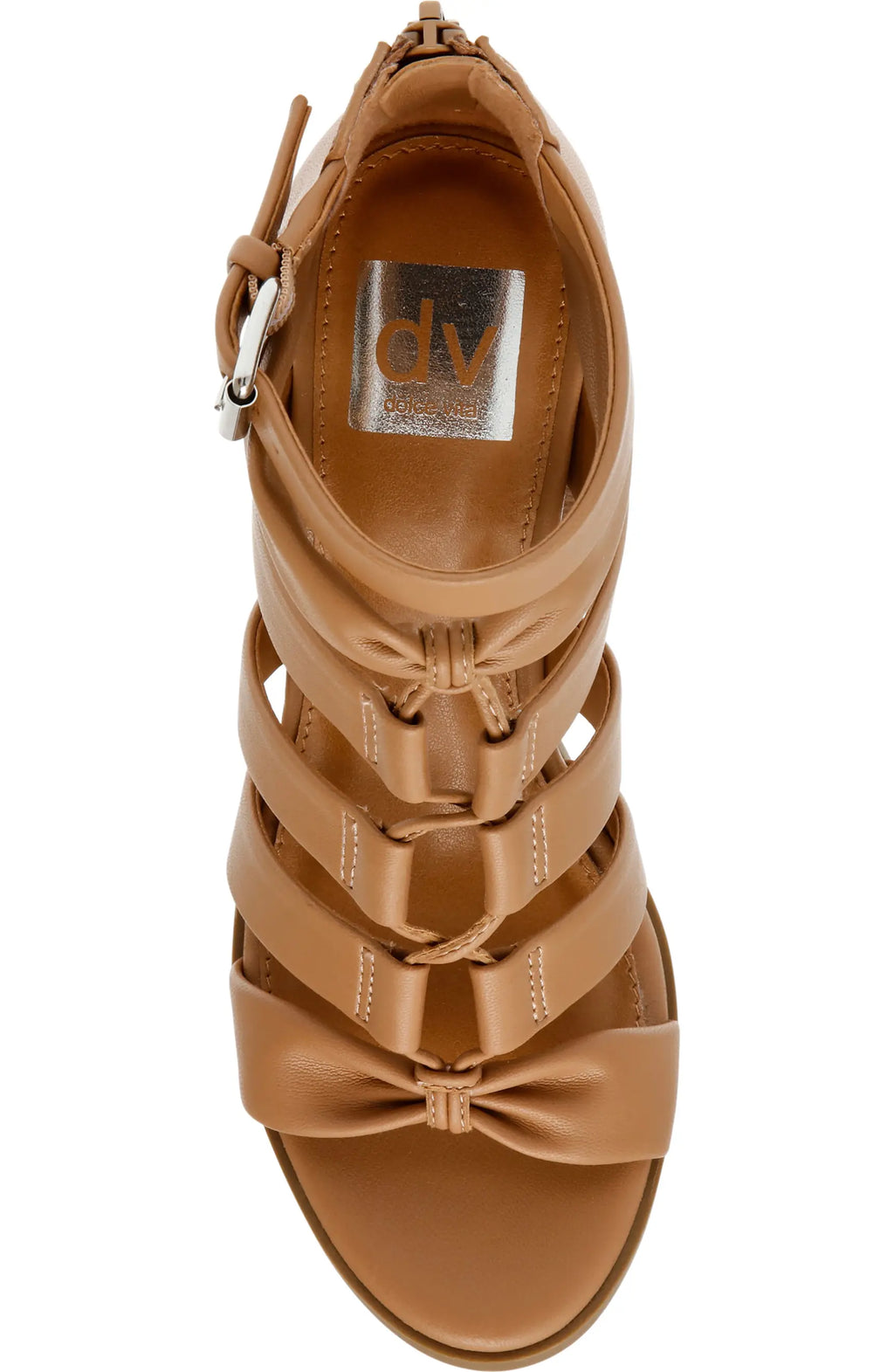 DOLCE VITA Strappy BILLY Zipback Stacked Heel Sandals