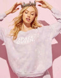 WILDFOX COUTURE Pullover SPACE QUEEN Sommers Sweater Top