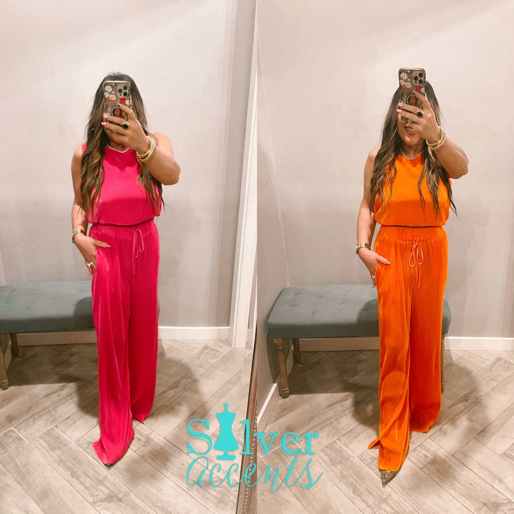 ABOARD 2Piece Pleated Pant/Tank Set