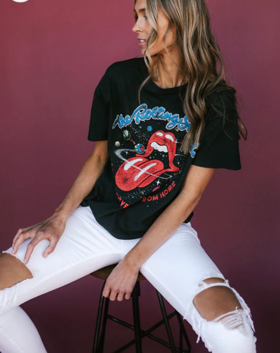 DAYDREAMER Rolling Stones GALAXY Boyfriend Tee