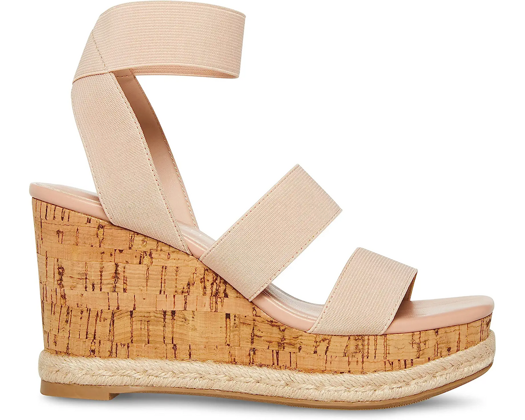MADDEN GIRL  Stretch MARANDAA Ankle Strap Wedge Sandal Shoe