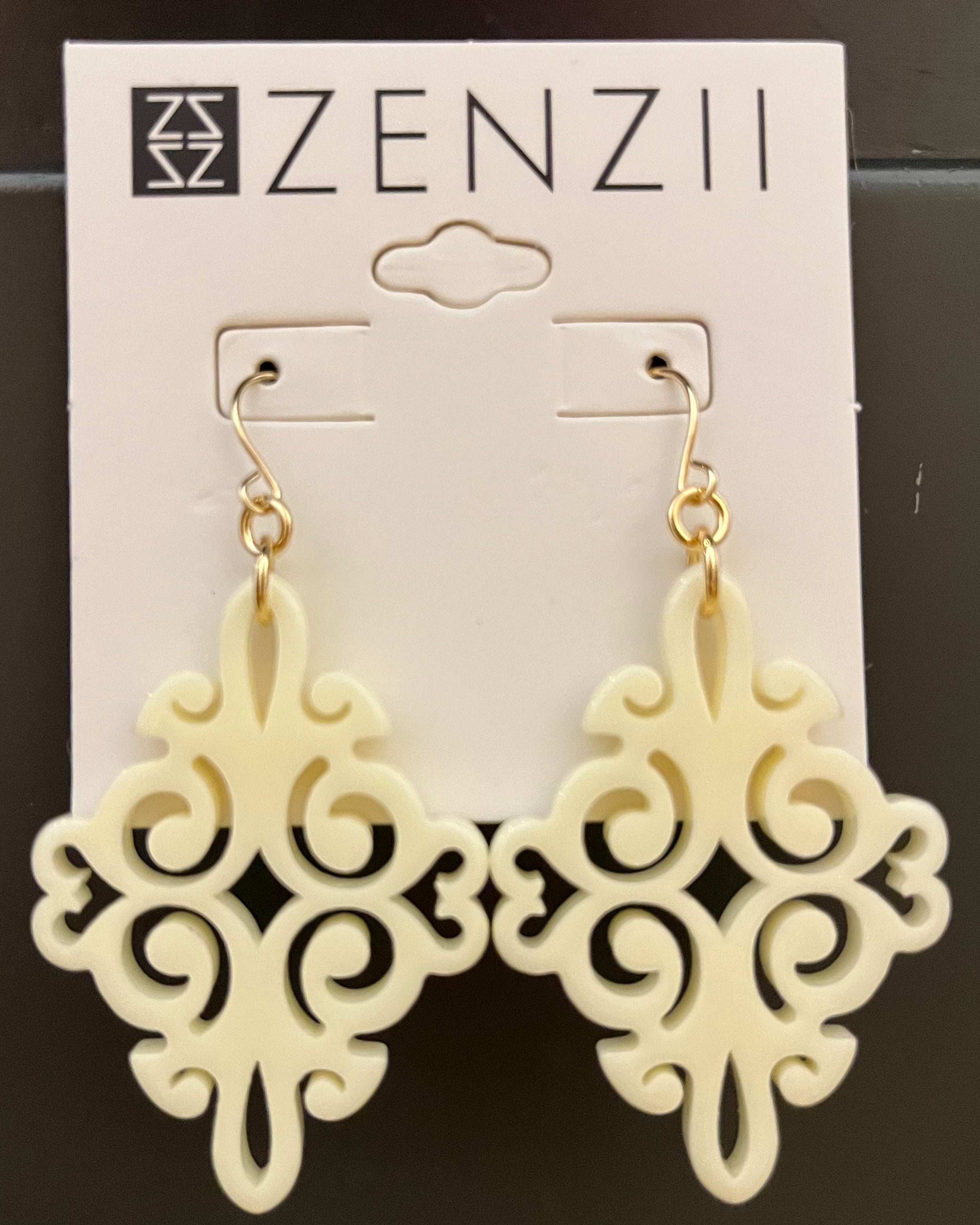 ZENZII Twirl Blossom Earring
