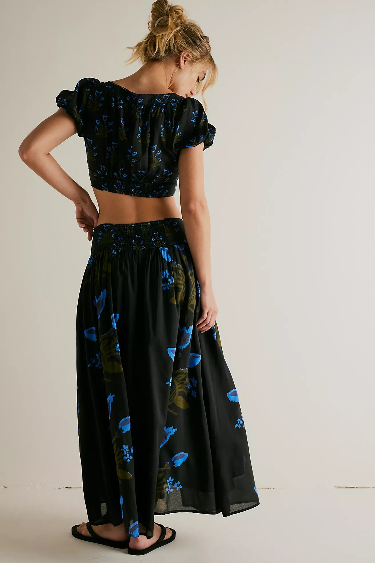 FREE PEOPLE Two-Piece EASY TO LOVE Floral Skirt Set