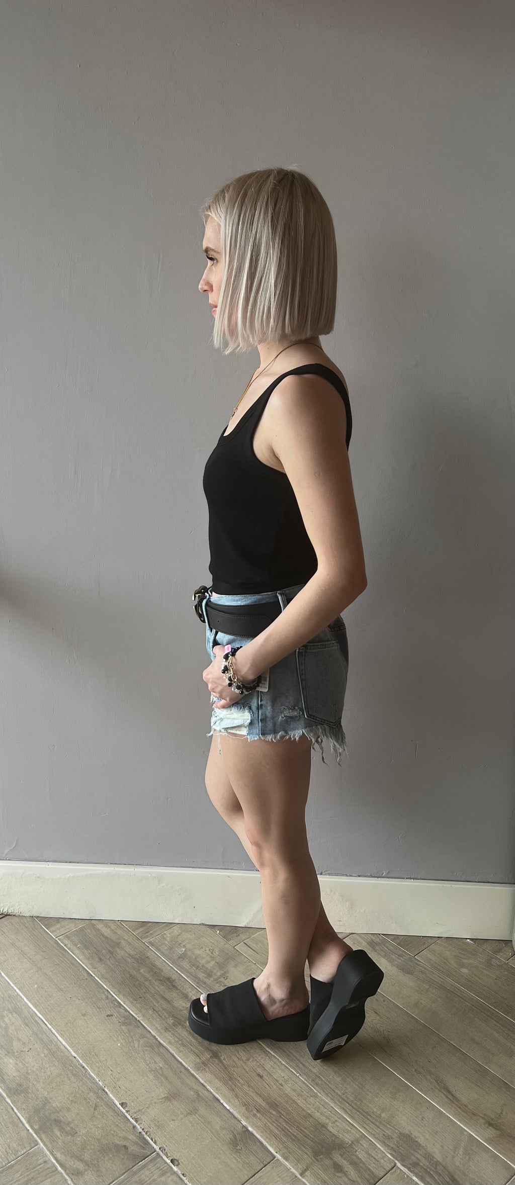 BOBI RibKnit HEAT Short Fitted Tank