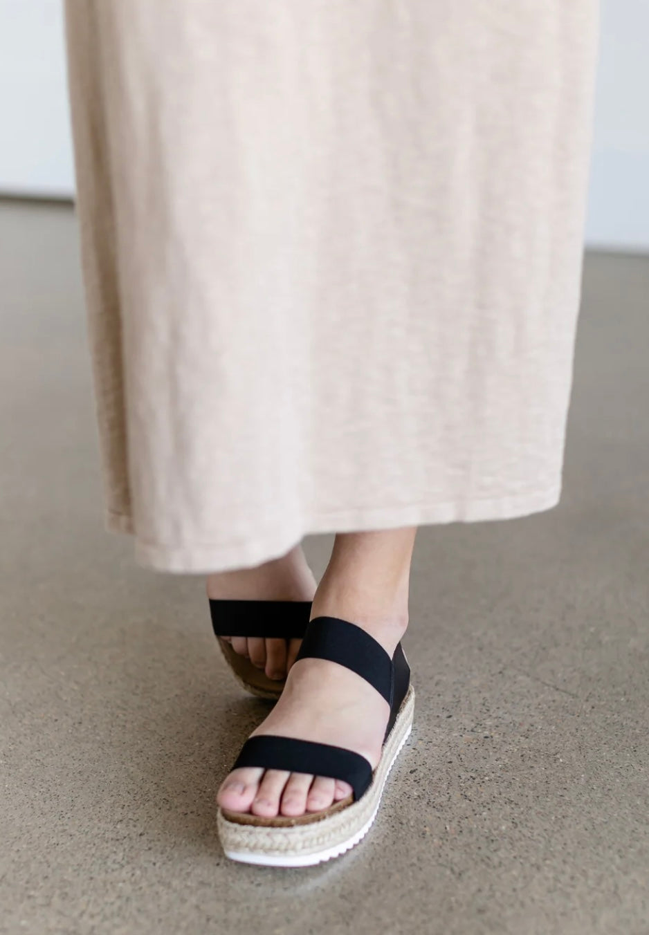 STEVE MADDEN Platform JAKLIN Banded Espadrille Sandal