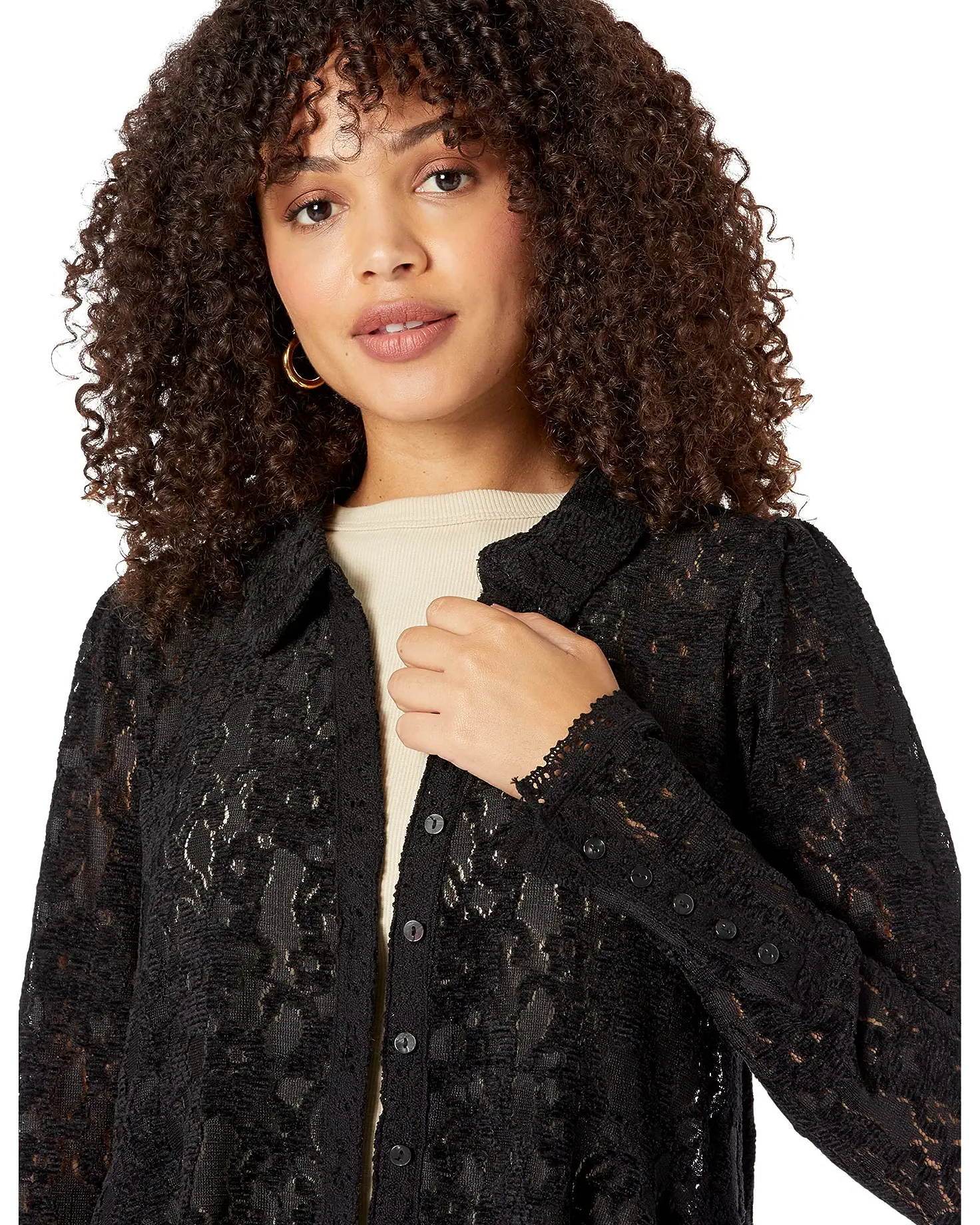 FREE PEOPLE Lace HEATHER SwingHem Tunic
