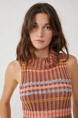 FREE PEOPLE Stripe EDITH Sweater Vest