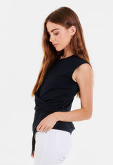 *ANOTHER LOVE Freya Asymmetric Drape Sleeveless Top