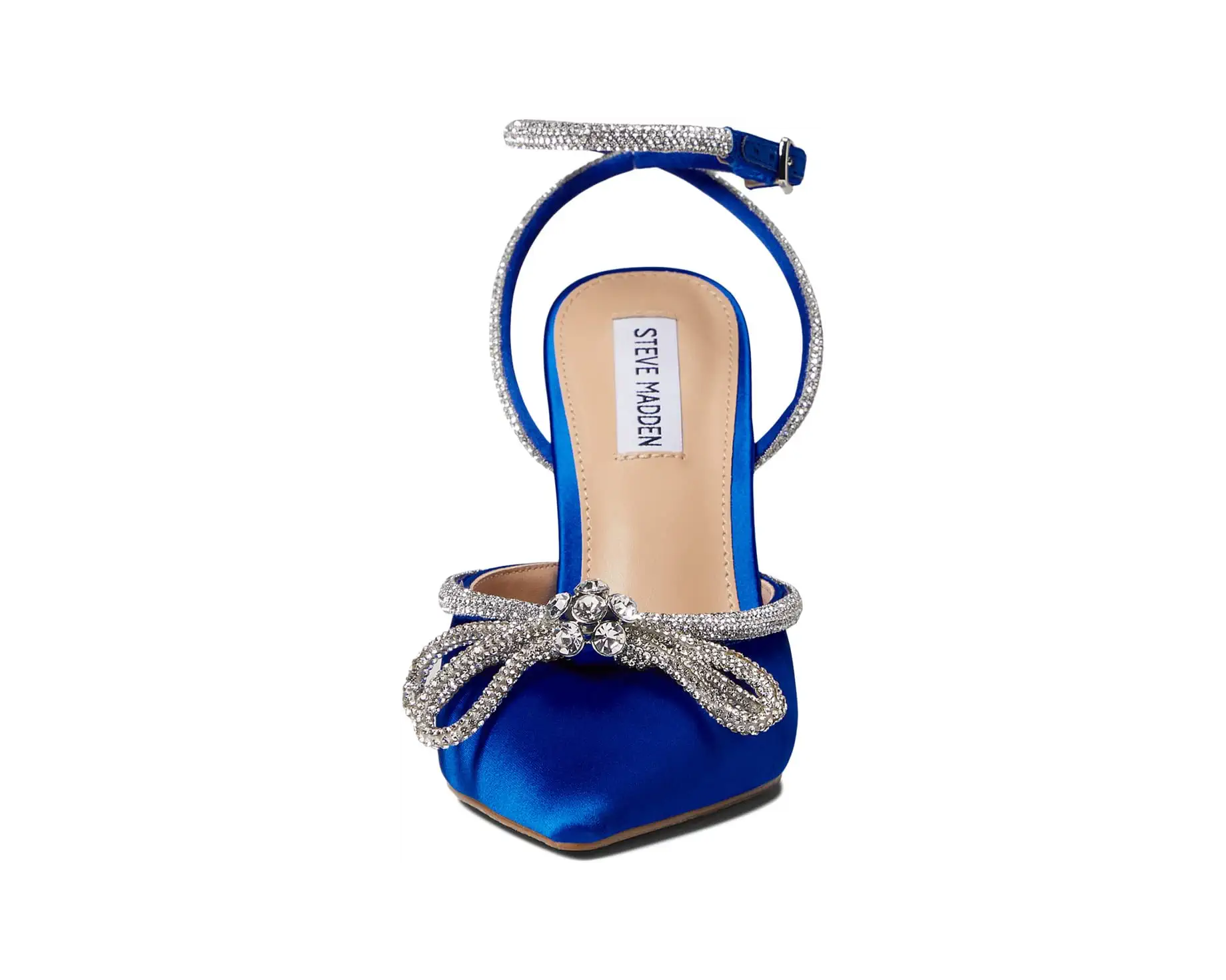 STEVE MADDEN Rhinestone Accent VIABLE AnkleStrap Heels