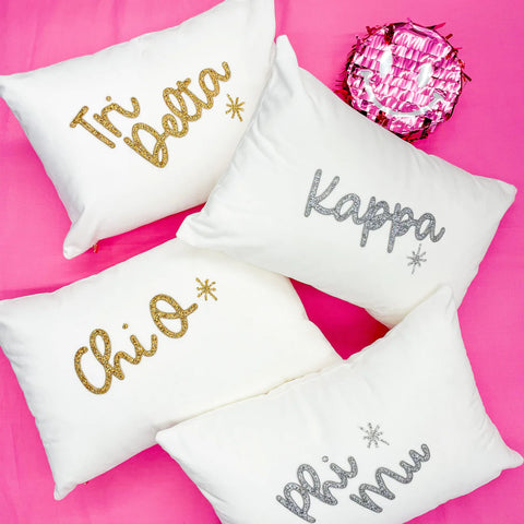 DUOTHREADS Sorority SPARKLE AND SHINE Pillow